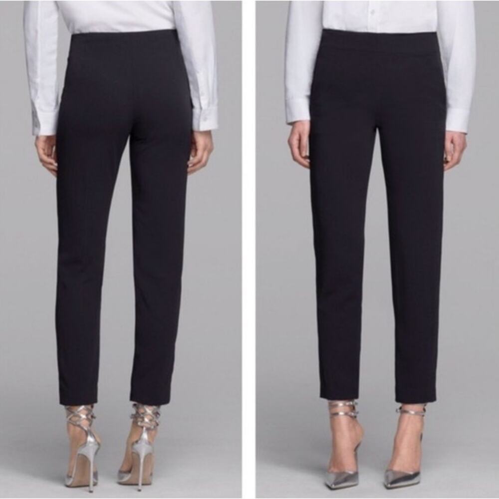 Theory Timba Madera Tapered Leg Pant Navy Women's 0